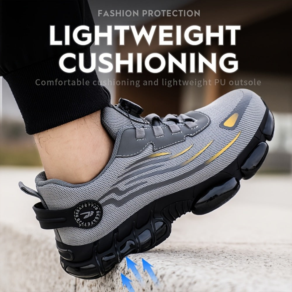 Men's Work & Safety Shoes - Breathable Mesh Non-Slip Sole for Outdoor & Travel 545765