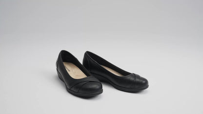 Womens Fashionable Flat Shoes, Rounded Toe with Flat Heel Shoes, Shoes for Women, Suitable for Dressing, Parties, Walking, Comfortable, Simple Design, Soft Insole