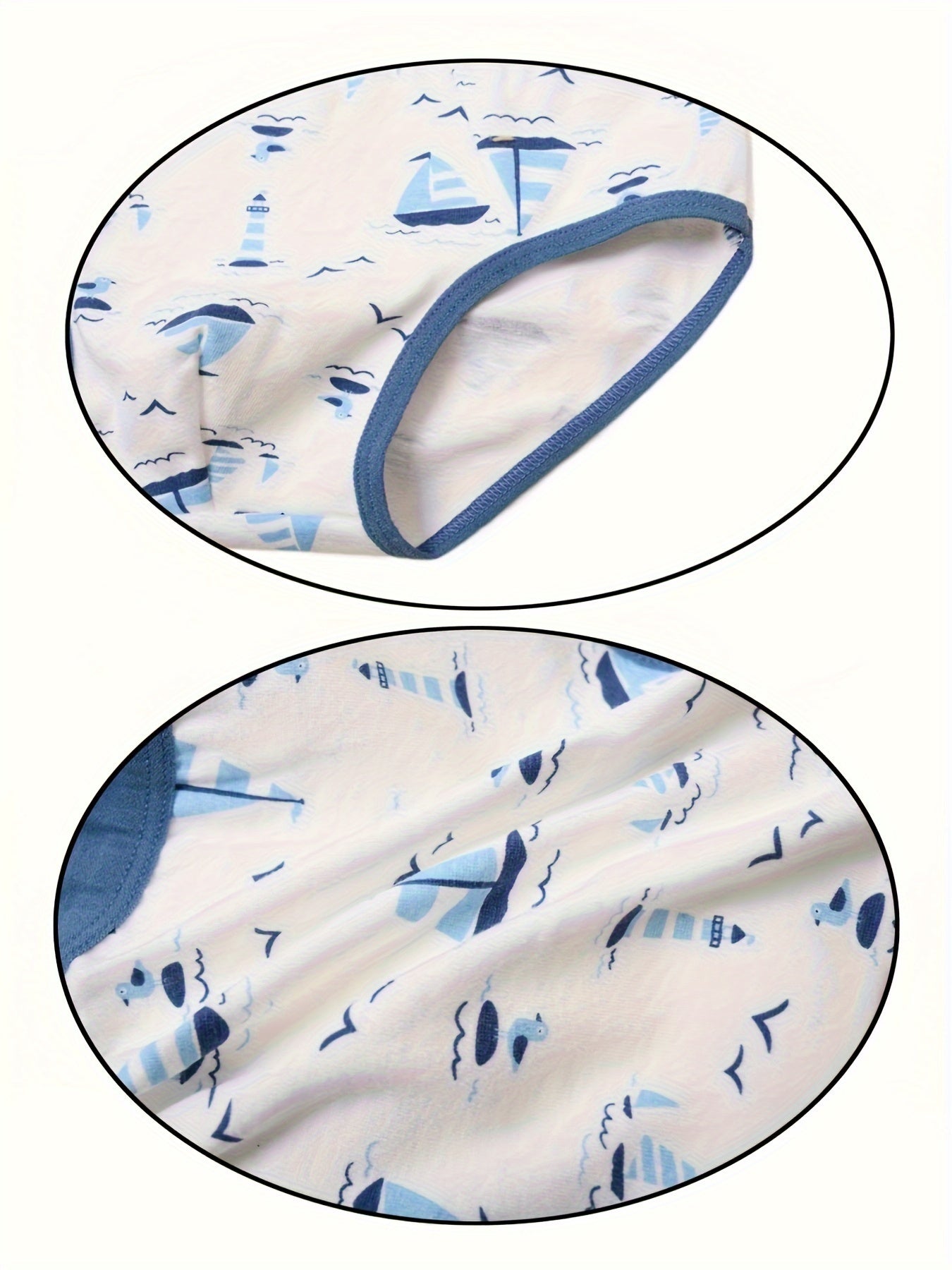 8pcs Boys' Ocean Crocodile Briefs - Soft, Breathable Blend Underwear with Stretch, Non-Transparent Animal Print for All Seasons