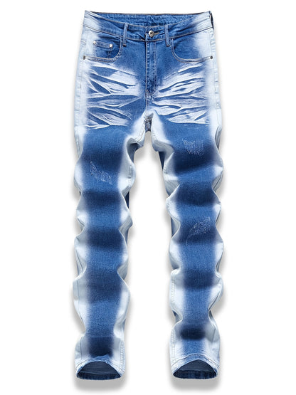 2-Pair Men's Slim Jeans, Stretch Comfort Fit, Vintage And Washed Denim Styles, Must-Have