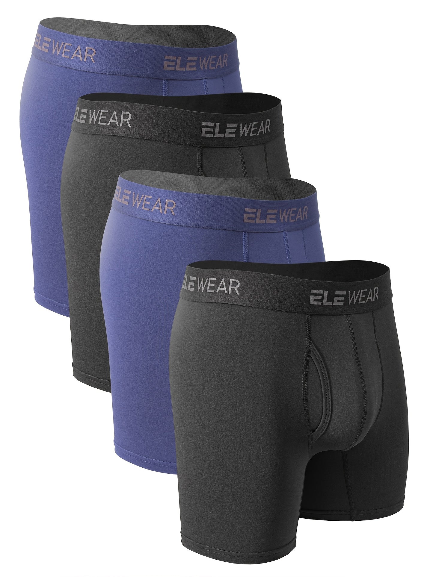 4-Pack Men's Underwear Moisture Wicking Quick-drying Soft and Comfortable Boxer Brief