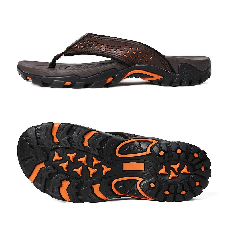 Comfortable Casual Thong Sandals for Men, Suitable for Both Indoor And Outdoor Use, Featuring Arch Support And Ideal for Beach Outings