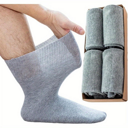 Men's Wide-Tube Socks - 4-Pair Pack - Loose-fit wide-tube design with arch support