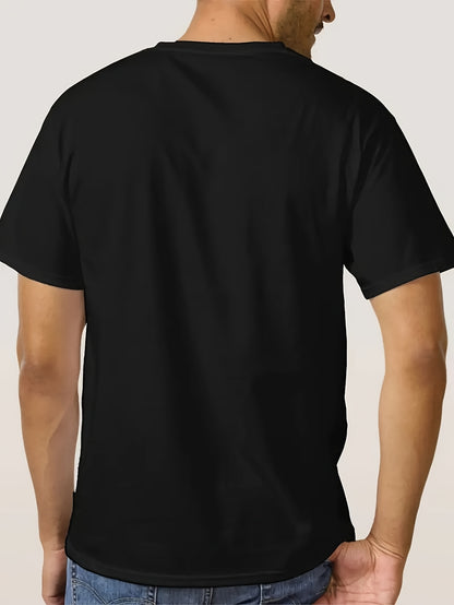 Men's Fun Lazy Bear Quote T-Shirt- "I Have OCD, I Will Make You Suffer"- with Text and Lazy Bear Pattern- Soft Stretch Fabric- Suitable for Party Casual Street Style
