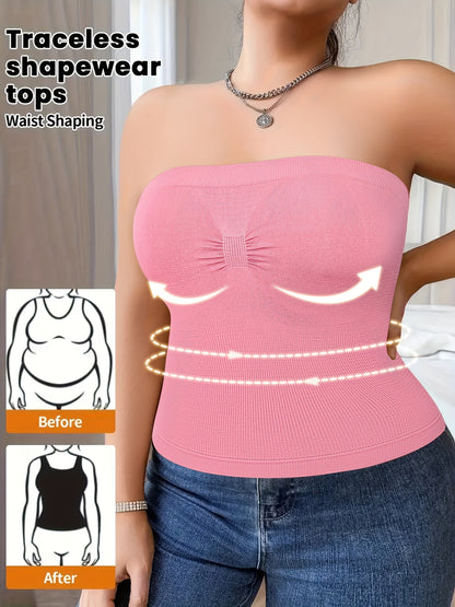 Plus-Size Tummy Control Bodysuit for Women - Comfortable, Breathable Shapewear