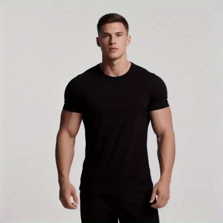 Men's Quick-Dry Short-Sleeve Casual Sport Shirt, Popular for Home Wear, Outings, and Holiday Parties. Also an Ideal Holiday Gift, Available in Plus Sizes