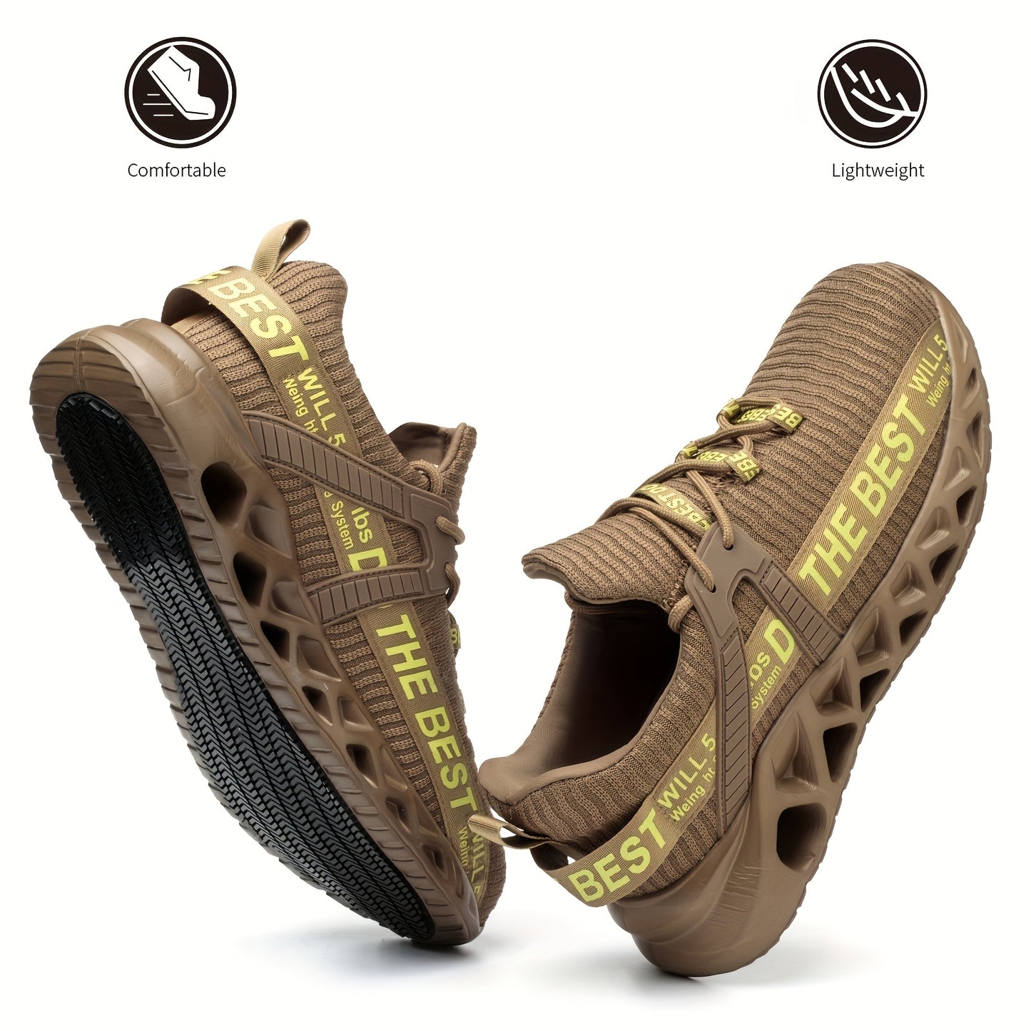 Men'S Shoes, Dedicated, Anti-Slip, Comfortable for Prolonged Standing, Work Shoes, Soft Sole, Odor-Resistant Professional Shoes, Odor-Resistant, Suitable for All Seasons, Use
