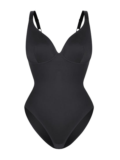 Shapewear Bodysuits for Women Tummy Control Body Suits Deep V Neck Corset Body Shaper Tops