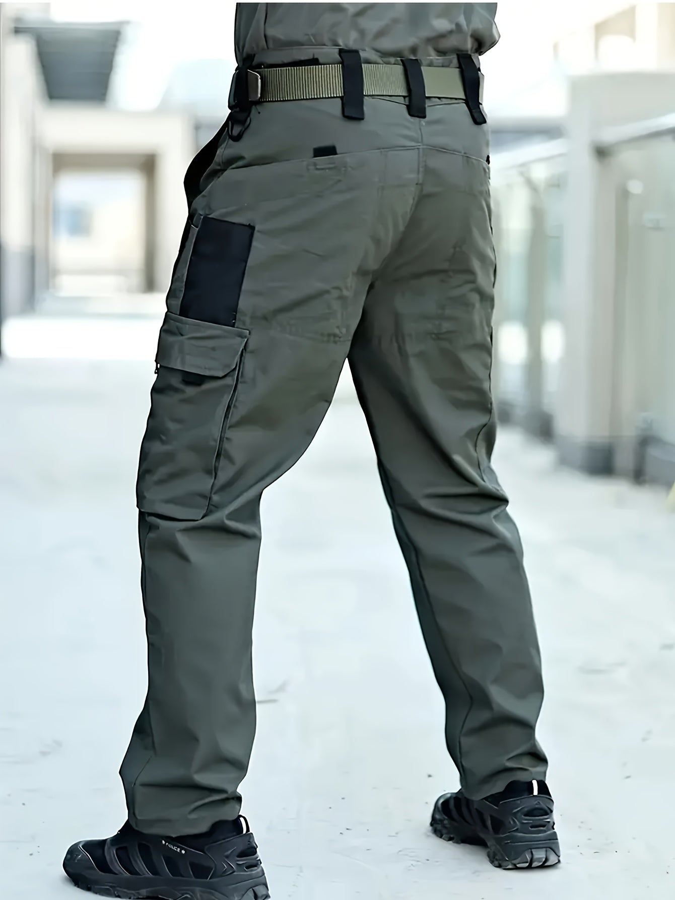 Men'S Tactical Cargo Pants - Quick-Dry Lightweight, Multi-Pocket Design, Regular Fit for Hiking, Camping, Outdoor Adventures (Belt Not Included), Hiking Pants, Adventure Clothing, Rugged Style, Scratchresistant Material, Utility Trousers