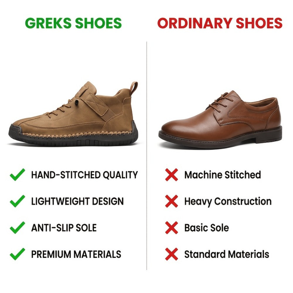 Men's Walking Shoes - Non-Slip Sole Platform Sole for Outdoor & Travel 023781