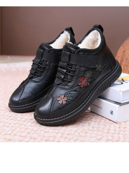 2025 Winter New Women'S Shoes Soft-Soled Anti-Slip Shoes with Thick Velvet And Warm Boots