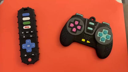 Baby Remote Control Teething Toys - Soft TV remote and game controller chew shapes