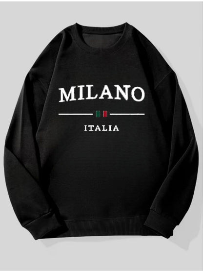Men's Relaxed Pullover Sweatshirt