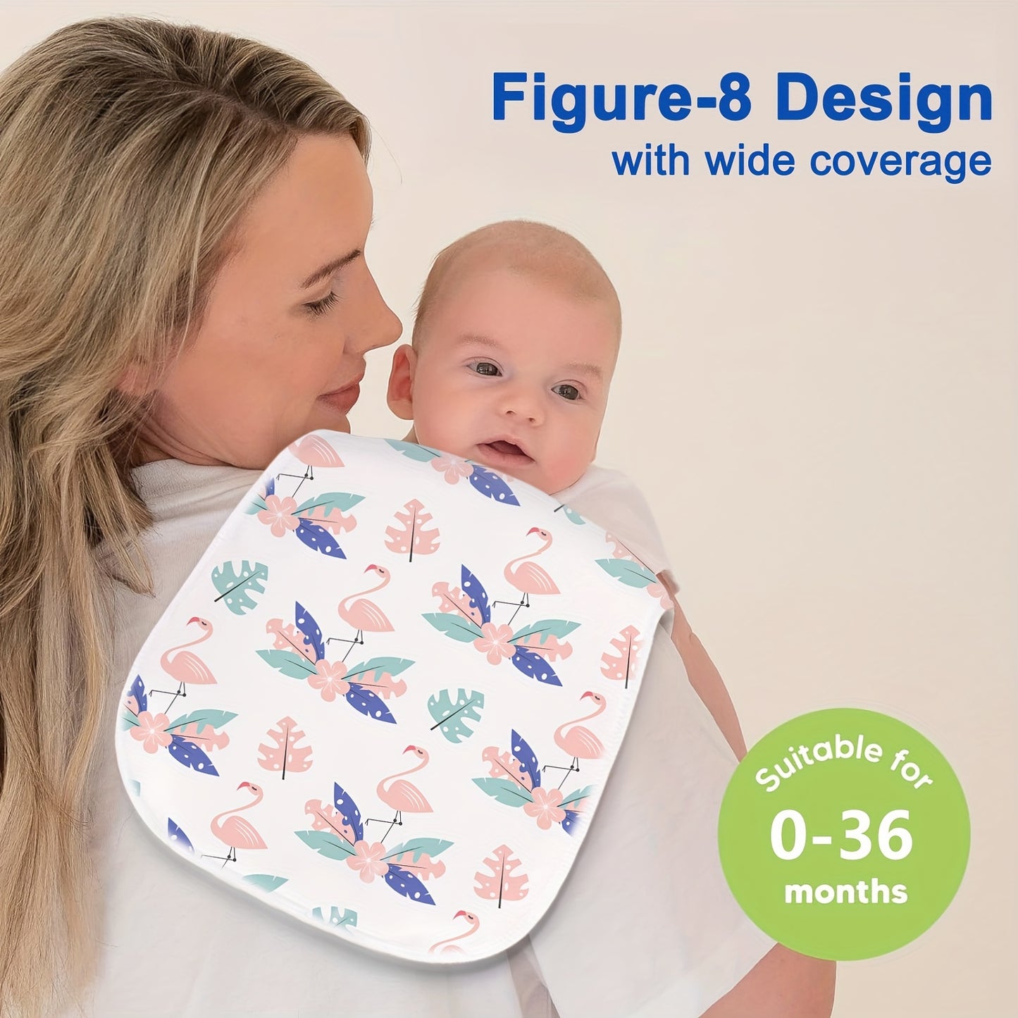 10pcs Burp Cloths for Baby Boys And Girls - Baby Burp Cloth, Baby Washcloths, Burp Rags, Large Neutral Burp Clothes for Newborn