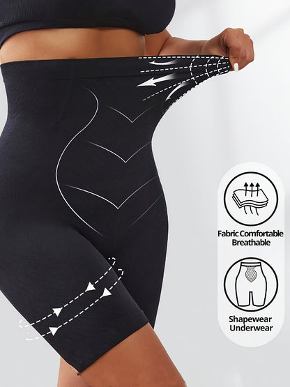 Plus Size Women'S Shaping Leggings Shaping Tummy-Control Shorts Shaping Underwear Leggings Plus Size Women'S Underwear
