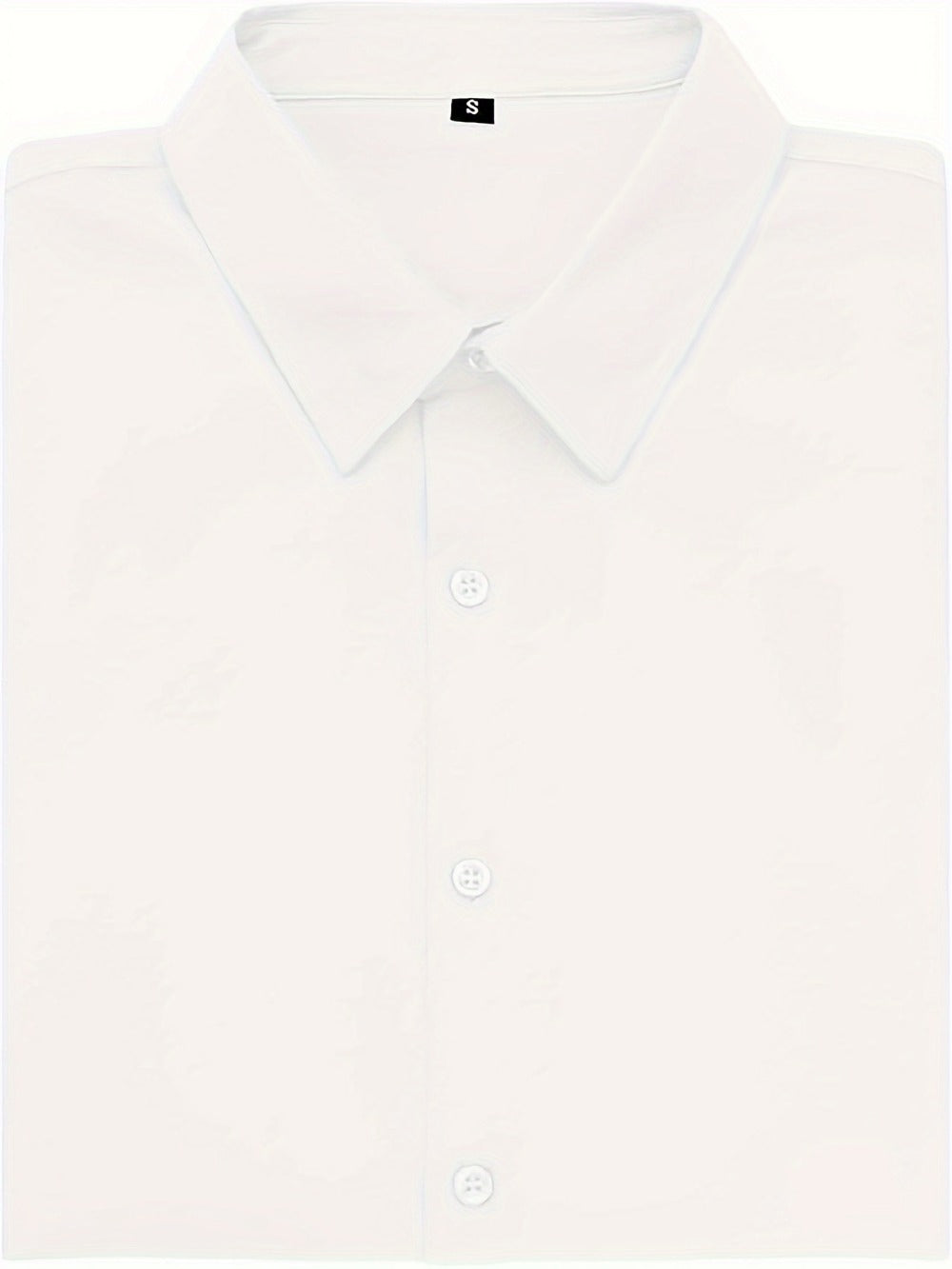Men's Solid Slim Fit Long Sleeve Dress Shirt - Wrinkle Resistant