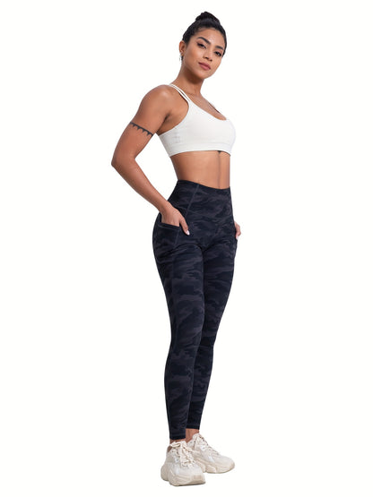 6pcs Leggings with Pockets for Women, High Waist Leggings
