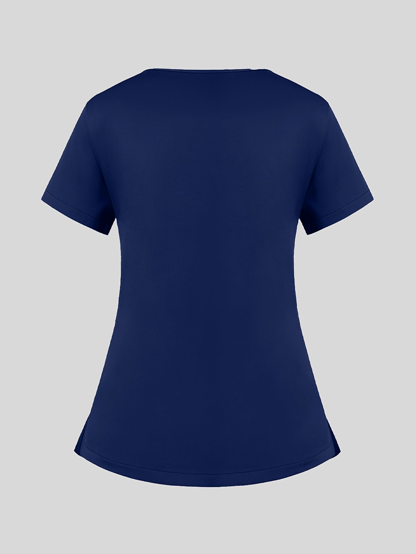 Women'S V-Neck Frosted Breathable Uniform Hand Washing Workwear Brush Hand Clothes Top