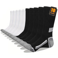 10 pairs of black and white