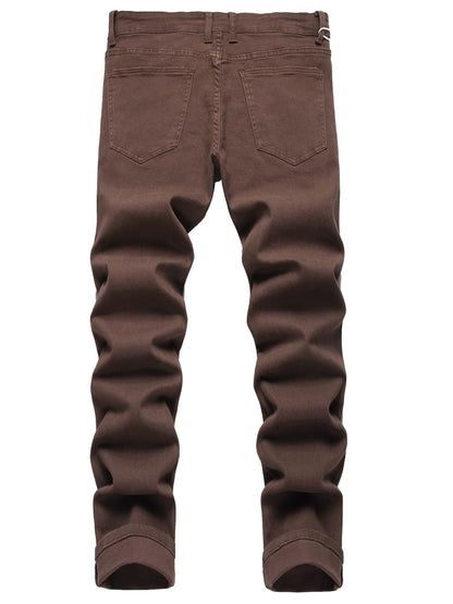Men's Casual Slim Fit Stretch Jeans