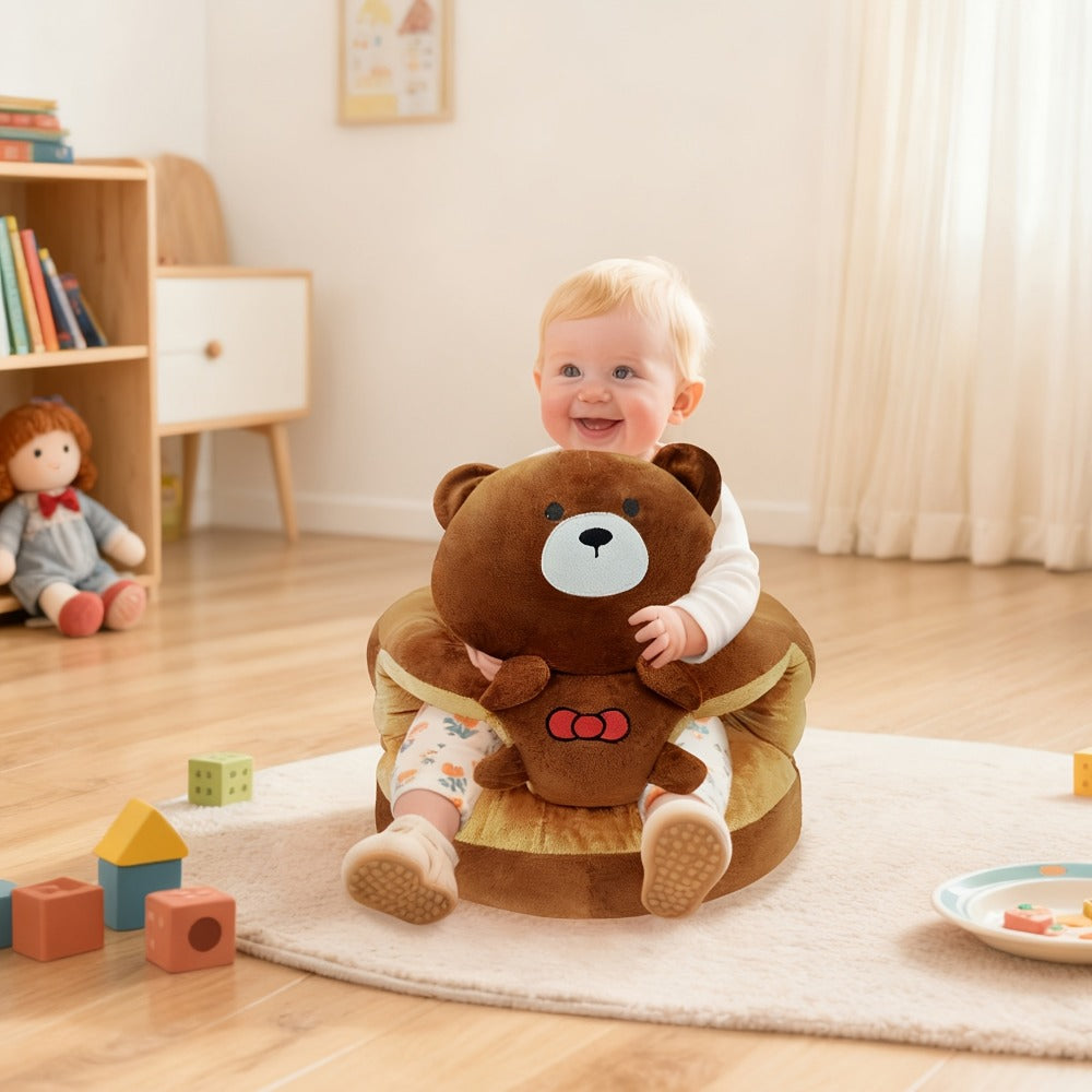 Infant Floor Seat - Plush Back Support Activity Chair
