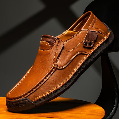 GREKS Men'S Loafers Slip-On Casual Shoes Lightweight Comfortable Driving Walking Shoes