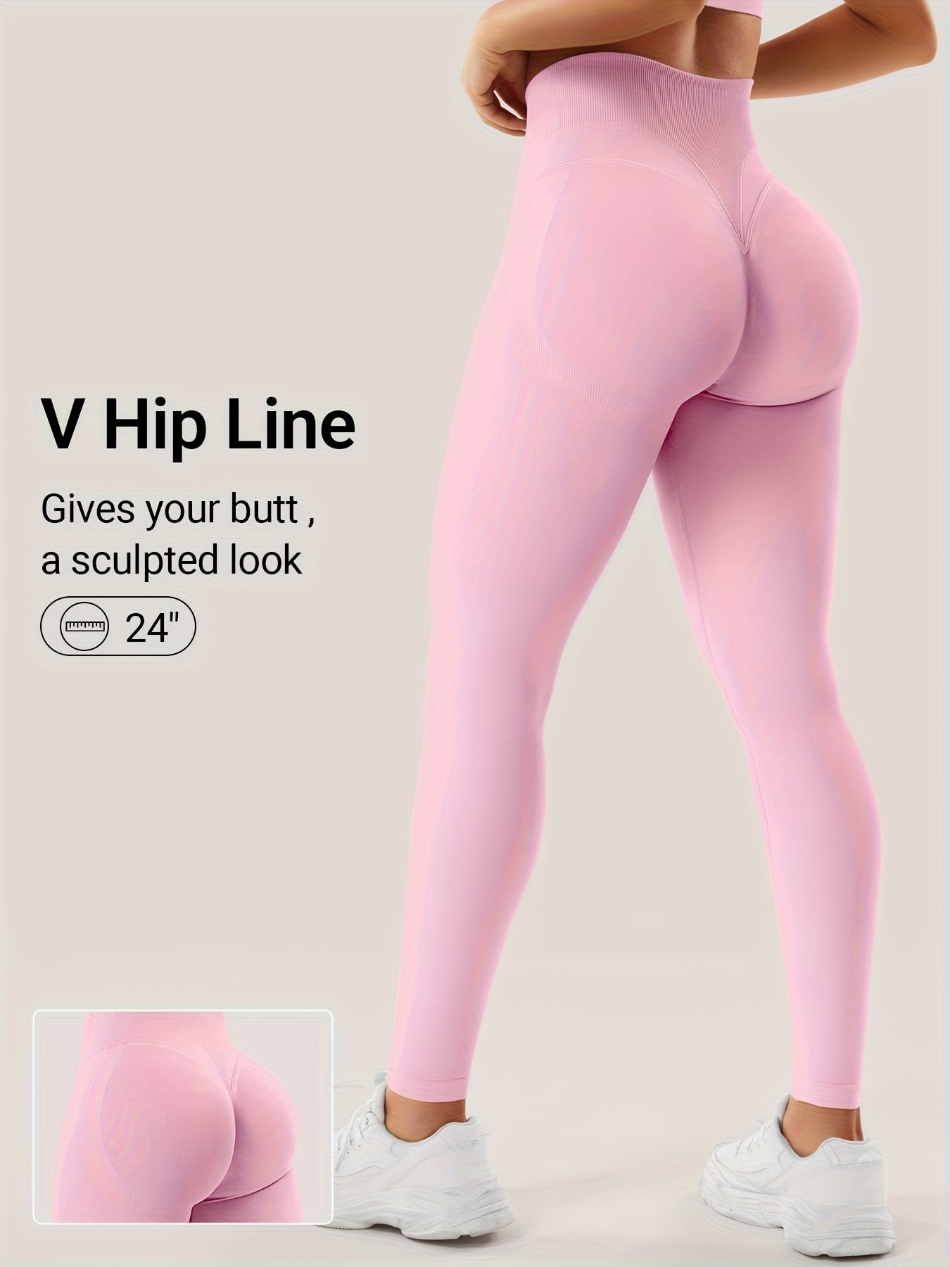 VOYJOY Women Impact Leggings Seamless Scrunch Butt Lifting Workout Leggings High Waisted Gym Yoga Pant