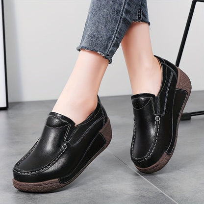 Women's Sneakers – Slip-On Platform for Everyday Wear