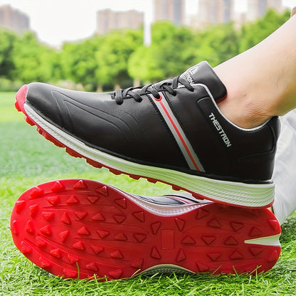 Professional Men'S Golf Shoes, Comfortable Golf Training Sneakers For All Seasons Outdoor