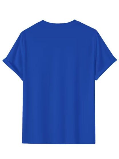 Men's Year-Round Loose Fit Cotton T-Shirt Suitable for St. Patrick's Day, Easter & Horse-Themed Events - Breathable Short Sleeve Round Neck Casual Shirt, Machine Washable Holiday Gift for, Year of the Horse