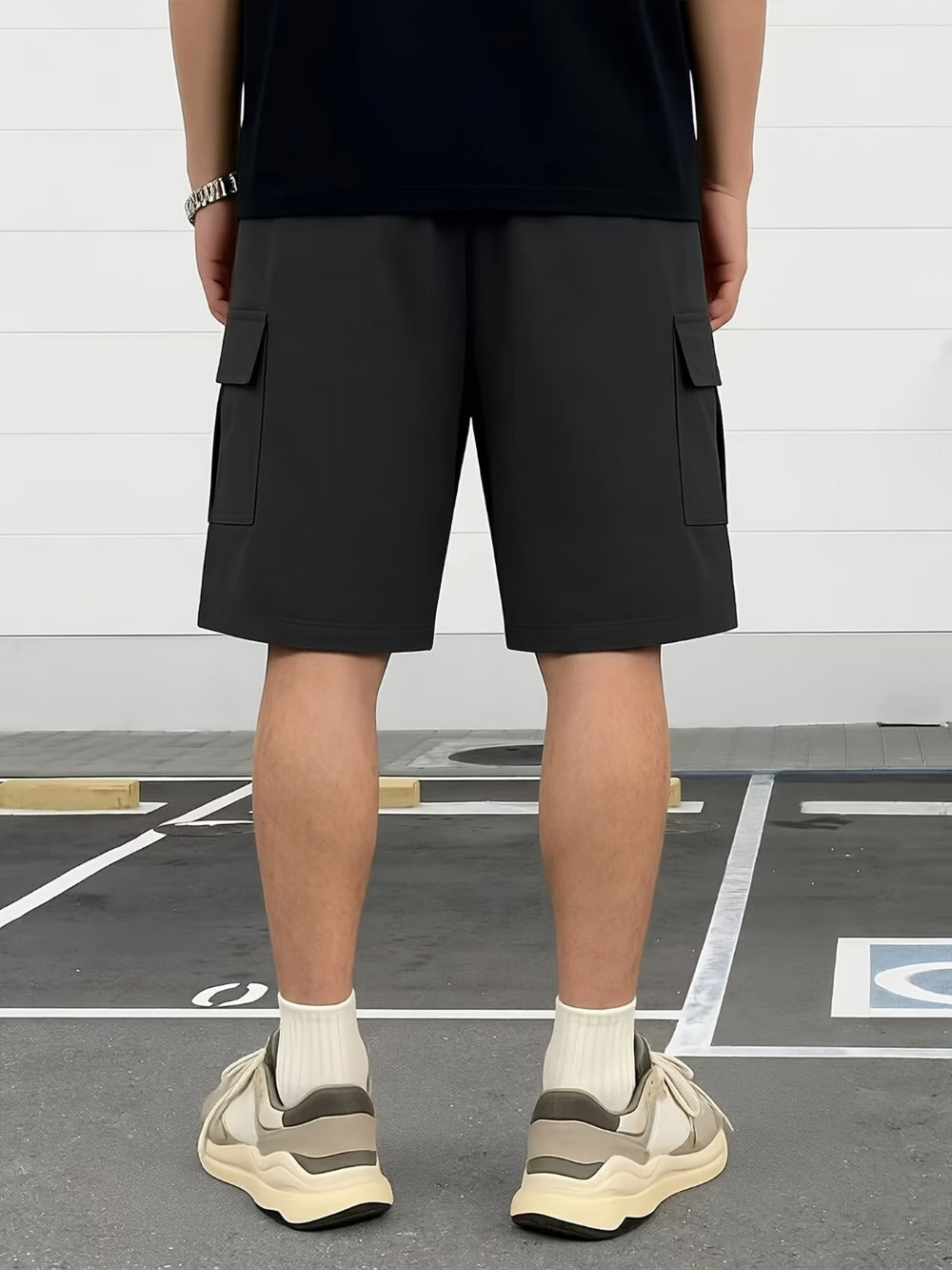 Men's Athletic Shorts - Stretch With Pockets Travel Style 003045