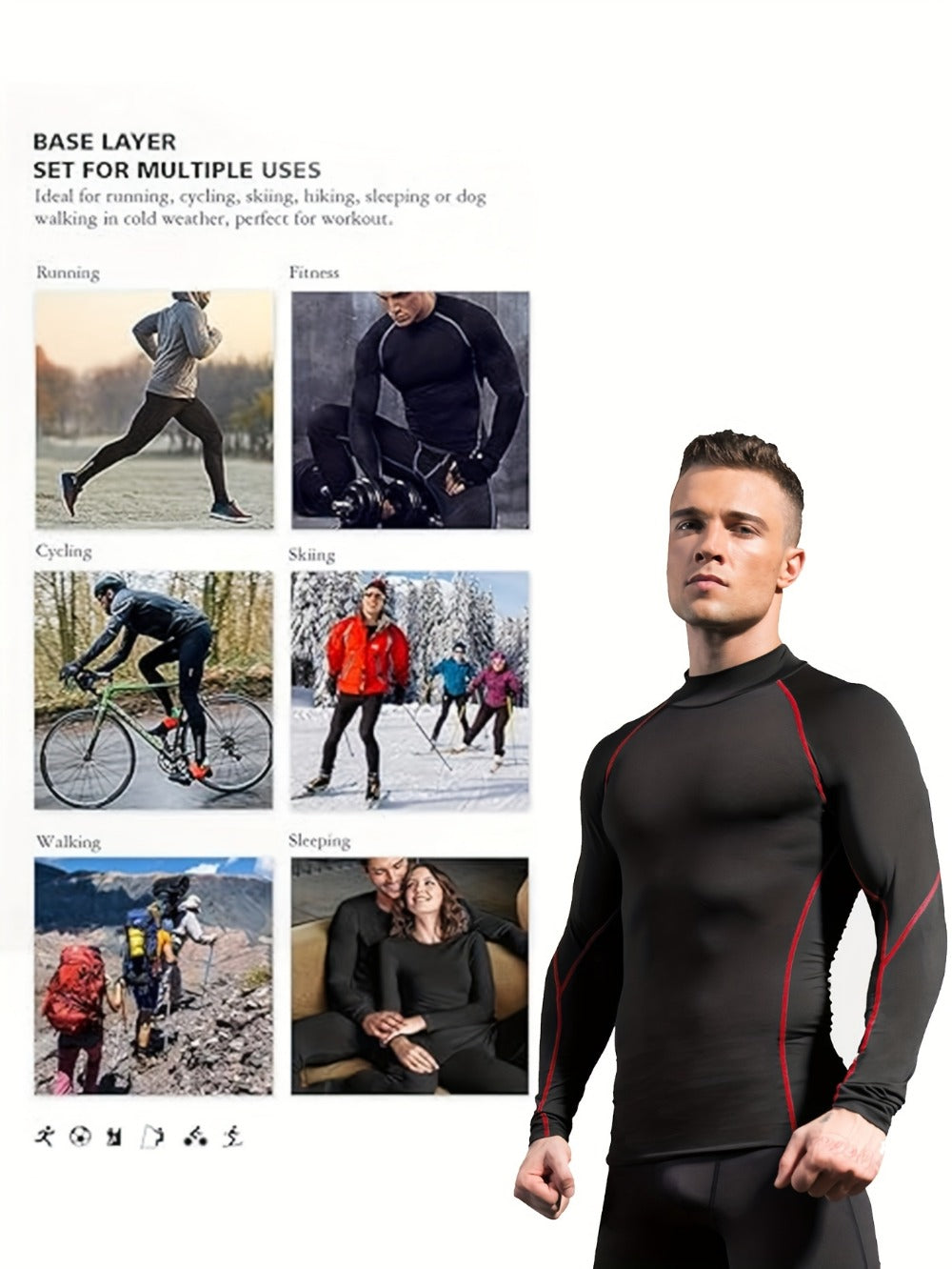 Men's Solid Color Performance Shirt - Long Sleeve 918245