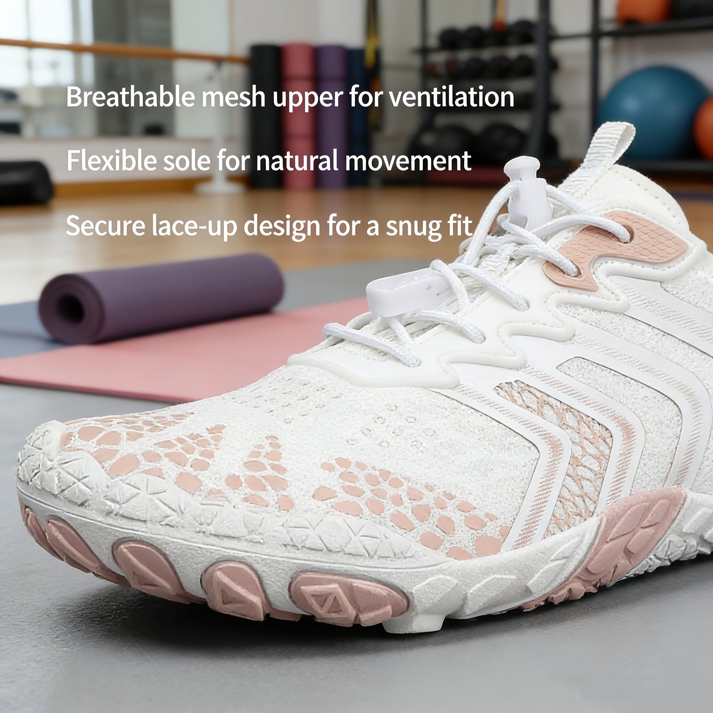 Women's Sports Outdoor Shoes, Barefoot Shoes for Women, Hiking Shoes, Fashionable, Versatile, Beach, Seaside, Barefoot Hiking Shoes, Breathable, Lightweight