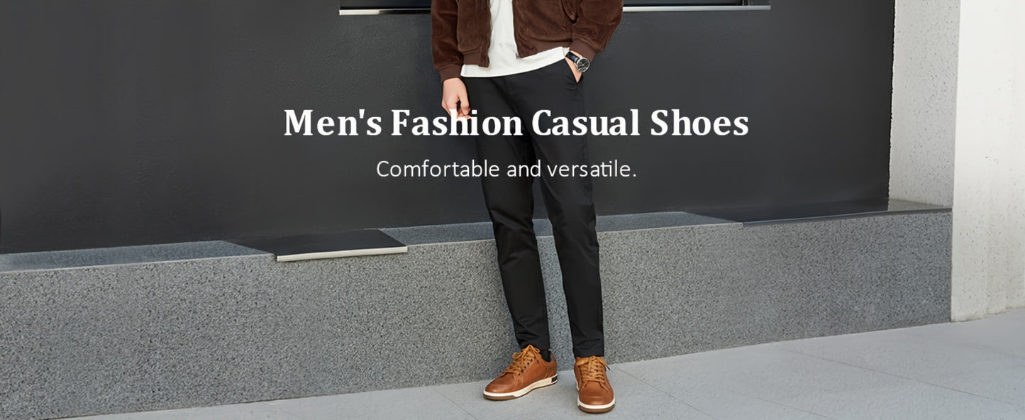Men's Sneakers - Everyday Comfort & Durable Sole