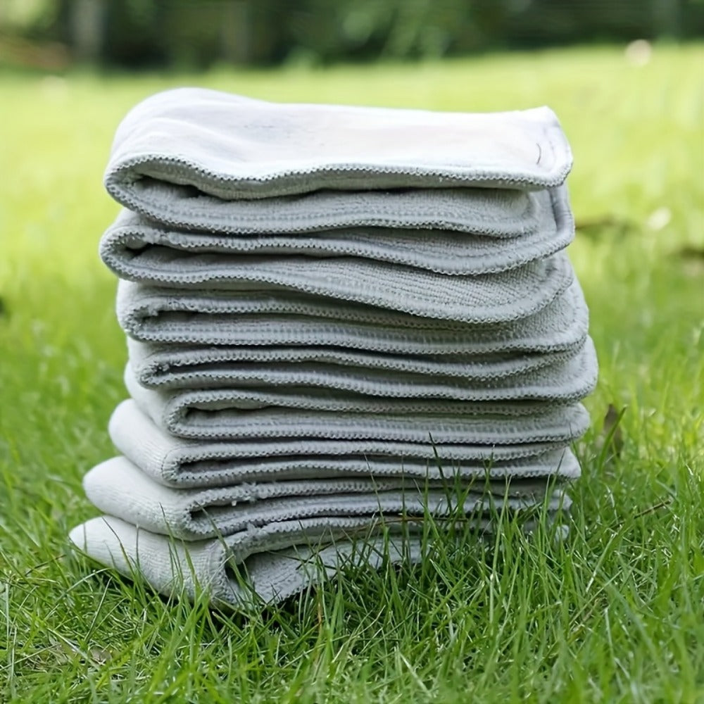 Cloth Diaper Inserts 8-Pack - 3-Layer Microfiber