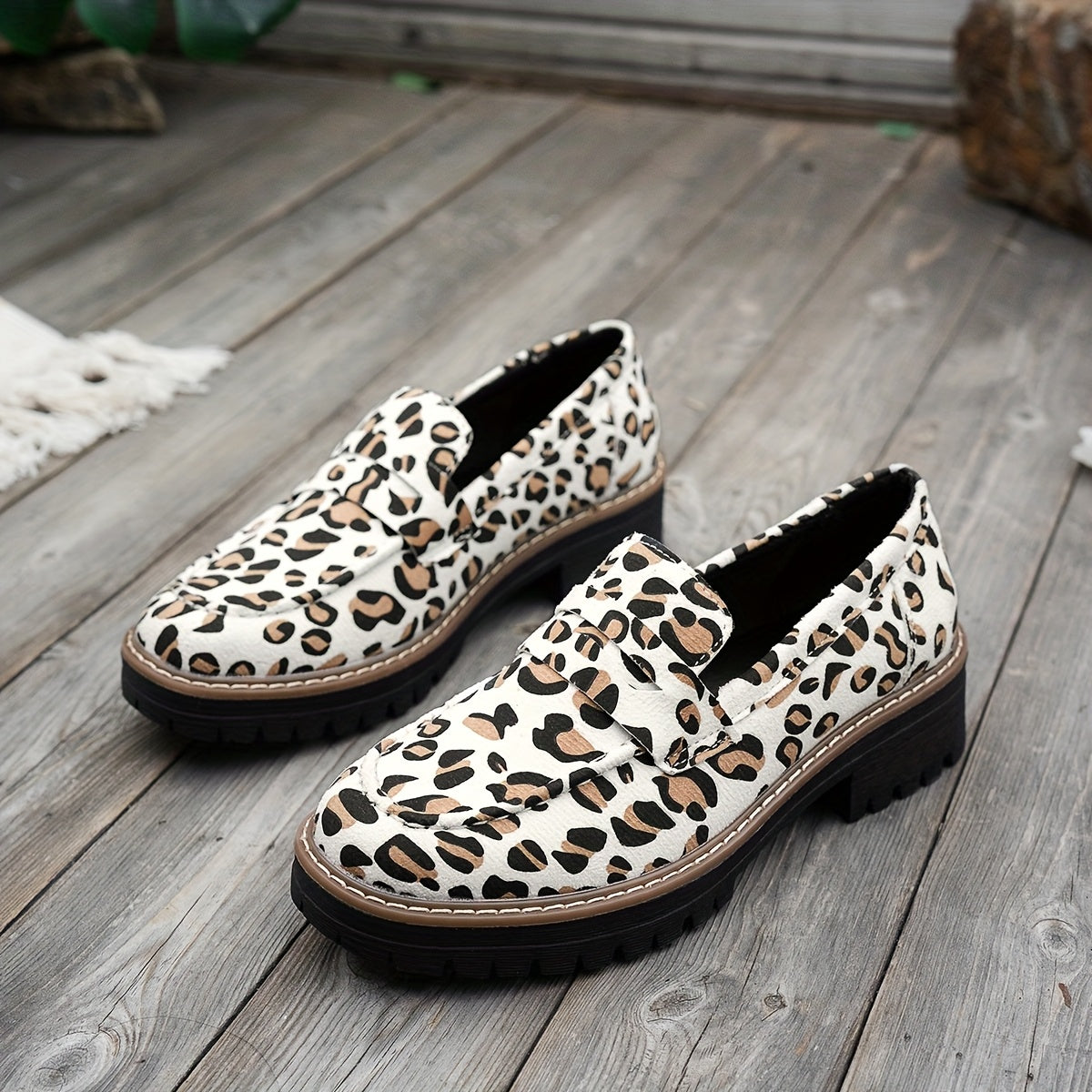Comfortable Platform Penny Loafers for Women, Ideal for Work And Casual Wear., Women Shoes