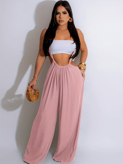 Women's Casual Wide Leg Palazzo Pants - Adjustable Drawstring Waist, Super-Long Length, Loose Fit with Pockets, Machine Washable Lounge & Casual Trousers for All Seasons, Comfortable Clothing | Decorative Drawstring | Soft Texture