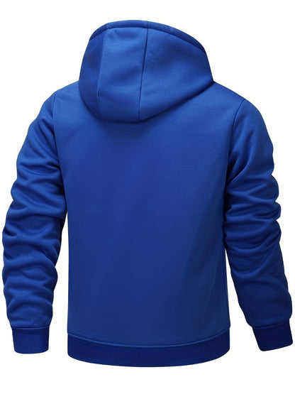 Men's Windproof Fleece Pullover Coat