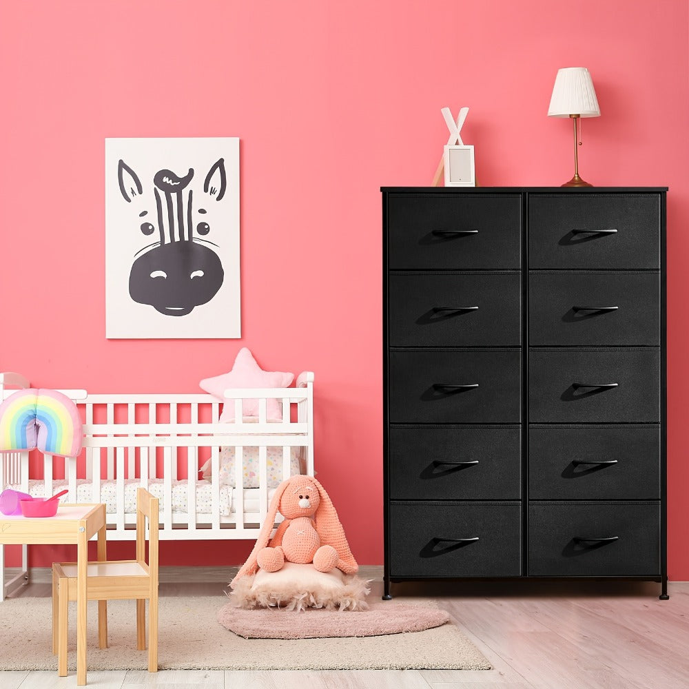 Fabric Drawer Dresser - Space-Saving