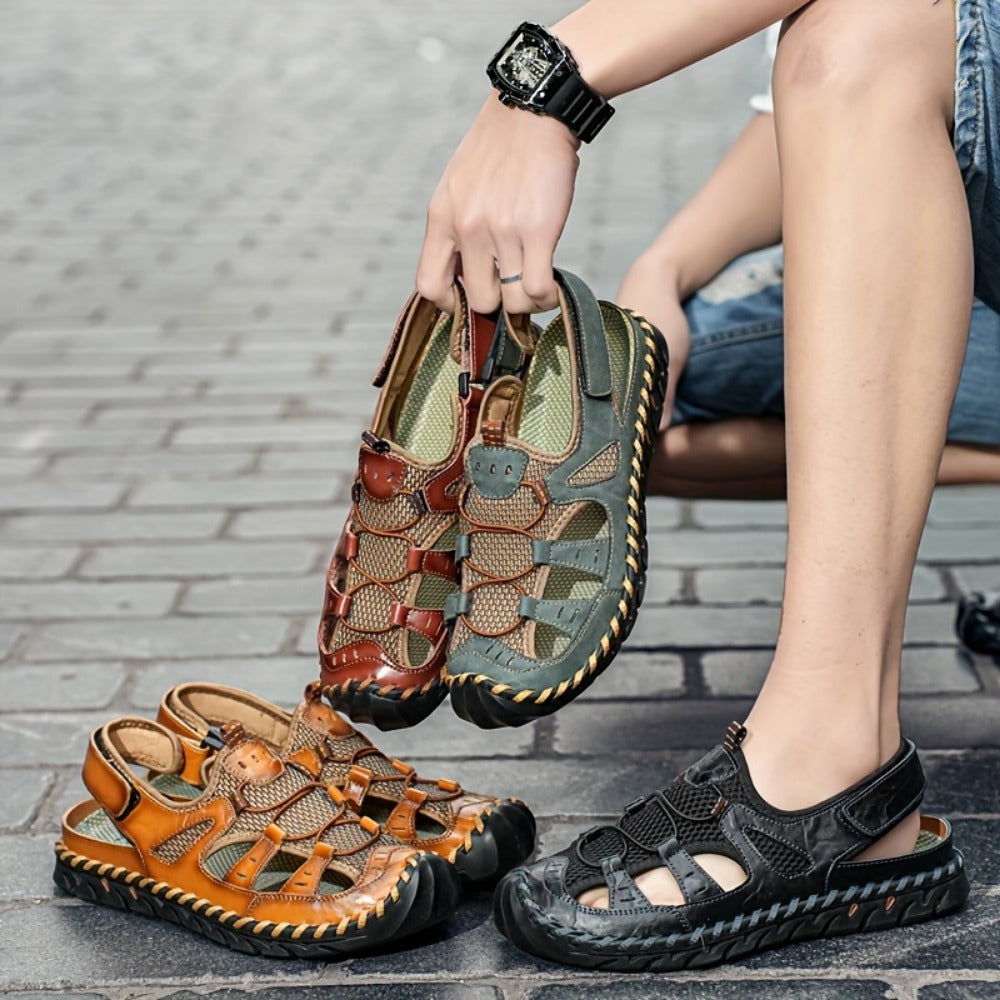 Men's Sandals - Breathable Mesh Non-Slip Sole for Beach & Water 036133