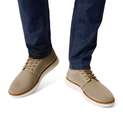Bruno Marc Men's KnitFlex Breeze Mesh Sneakers Oxfords Lace-Up Lightweight Casual Walking Shoes