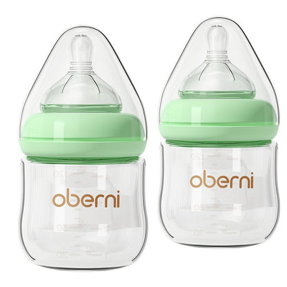 Baby Bottle - Anti-Colic Glass Oberni 4Oz