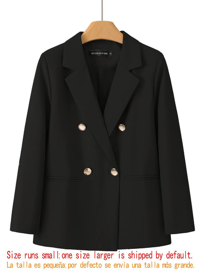 2026 Spring/Autumn Women'S Double-Breasted Blazer