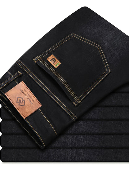 Men'S Straight Leg Jeans with a Classic Design, Perfect for Everyday Use in Any Season