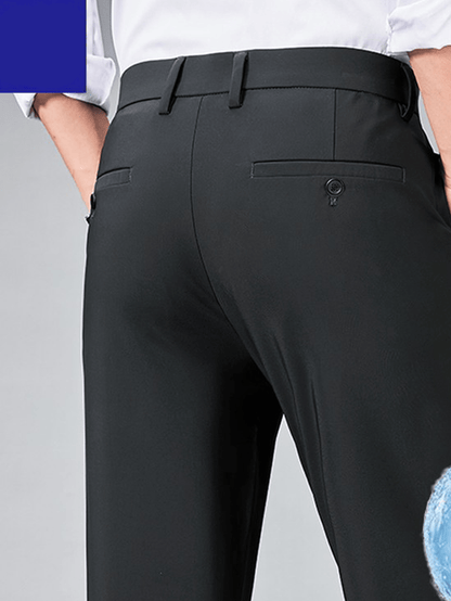 3 Colors Available, Men's Suit Pants, New Men's Classic Senior Business Casual Light Suit Pants, Casual Pants, Interview, Office Choice, Comfortable Material, Breathable and Quick-drying, Pocket Design, Perfect Gift Choice