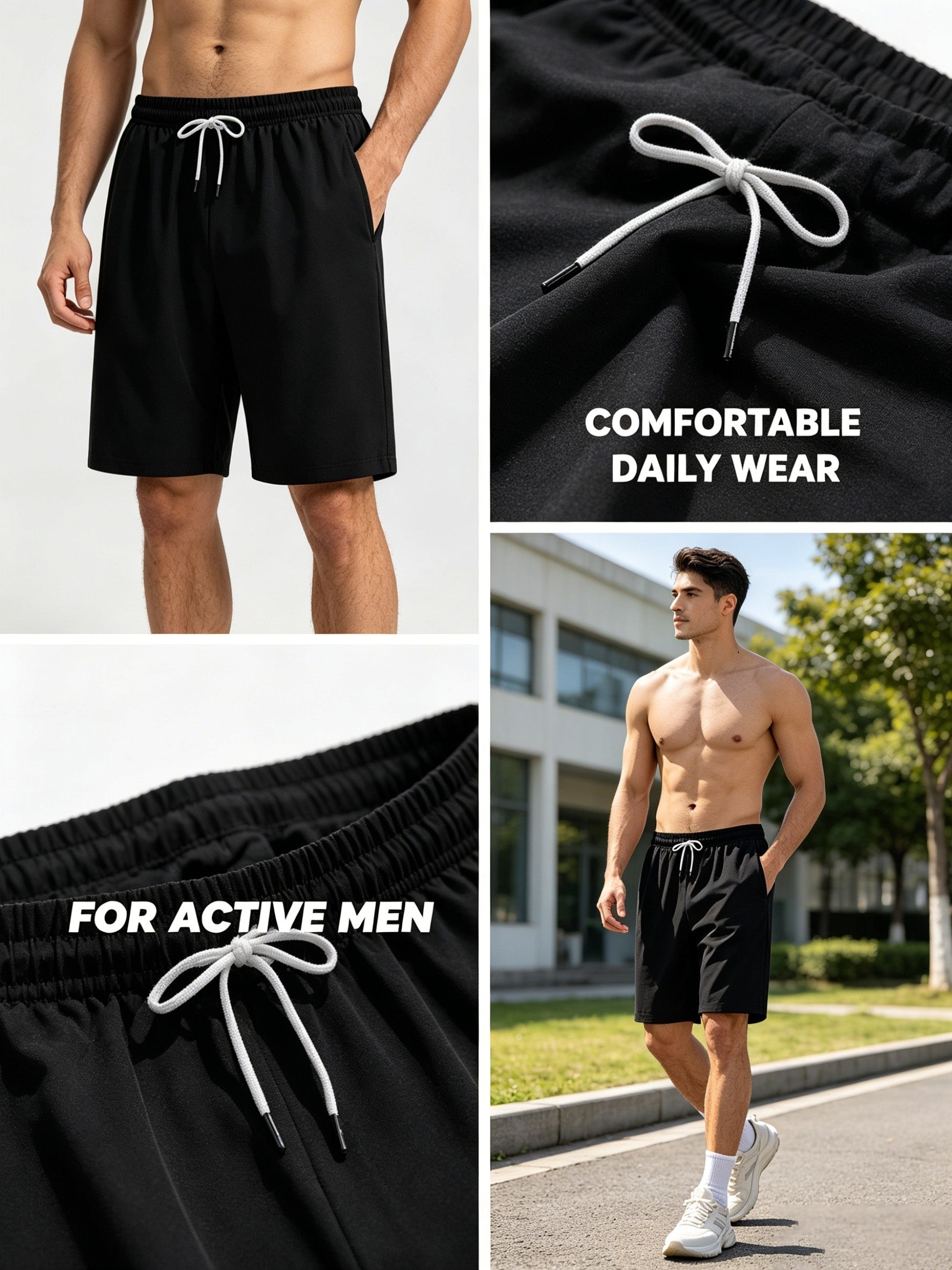 5-Pack Printed Shorts Polyester Shorts - product view 40