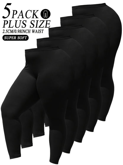 Women's Mixed Color-1 Polyester Leggings - product view 10