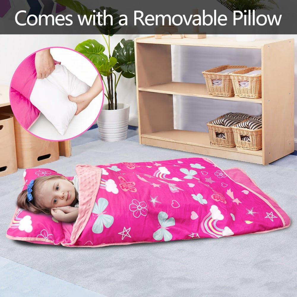 Kids Nap Mat - Foldable Cooling Preschool Sleep Set