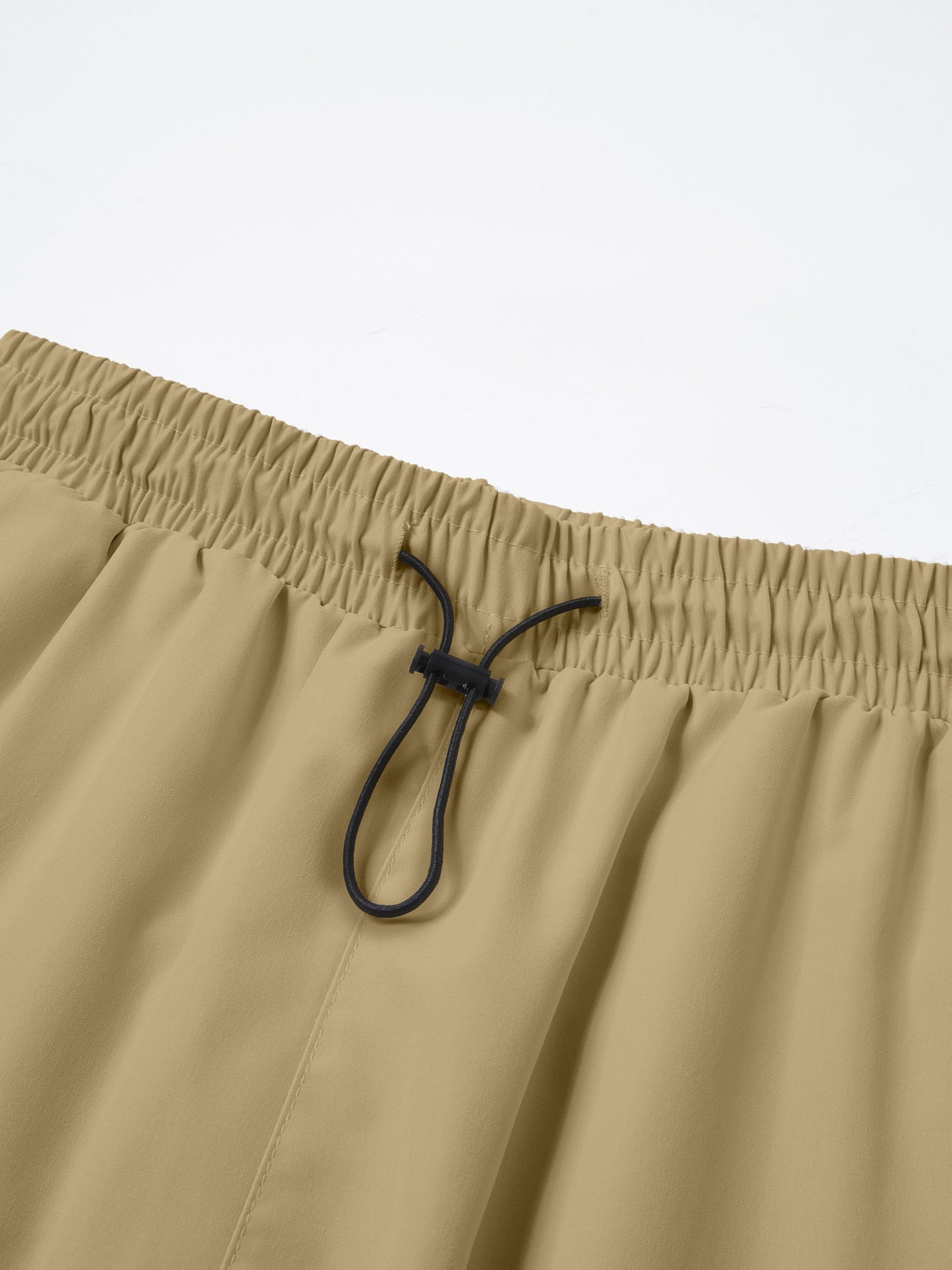 Lightweight Breathable Cargo Trousers for Men, Featuring an Elastic Waistband with a Drawstring, Loose Wide Legs, Multiple Pockets, And Quick-Dry Fabric, Ideal for Outdoor Hiking, Streetwear, Everyday Use, And All-Season Fashion