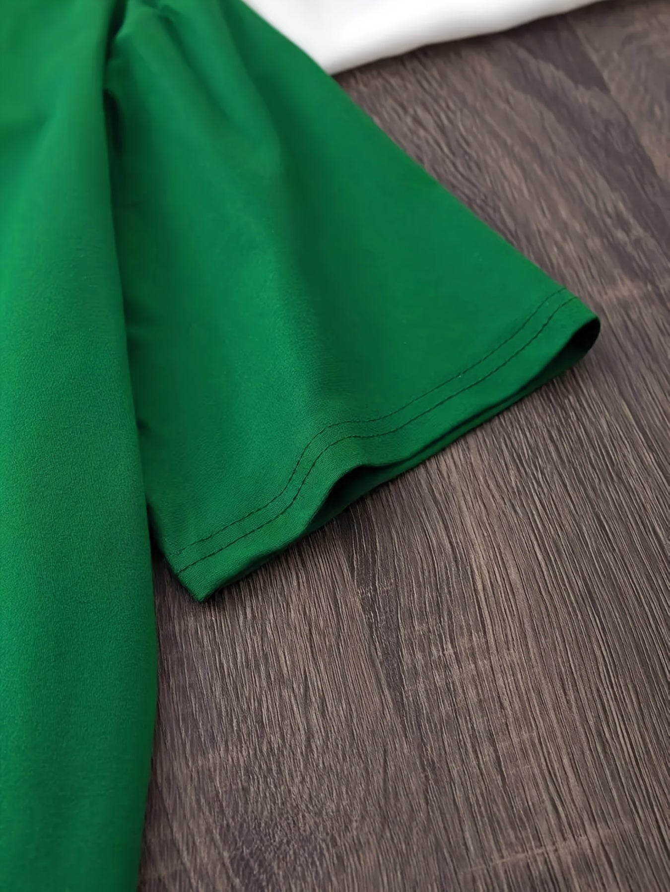Women's Green Printed Oversized T-Shirt - product view 6